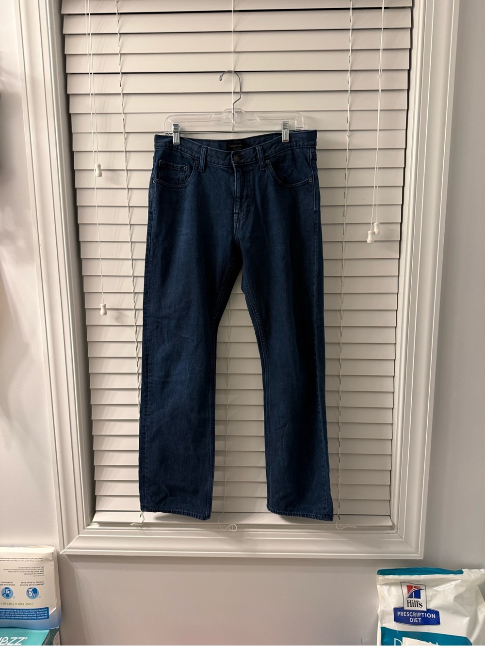 Banana Republic Men's Straight Jeans in Dark Indigo